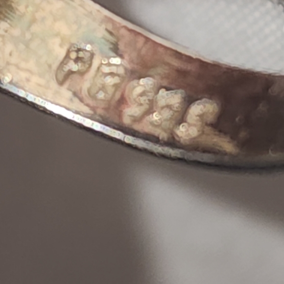 Vintage Sterling Silver Tigers Eye Stone Ring.        Size 5 1/2 - Picture 8 of 9